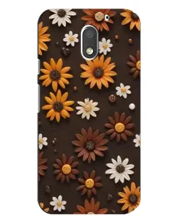 Чохол для Motorola MOTO E3 з картинкою «Візерунок з маленьких соняшників» Чохол для Motorola MOTO E3 з картинкою «Візерунок з маленьких соняшників»