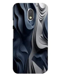 Чохол для Motorola MOTO E3 з картинкою «Об'ємні сині складки» Чохол для Motorola MOTO E3 з картинкою «Об'ємні сині складки»