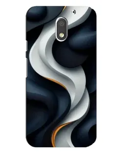 Чохол для Motorola MOTO E3 з картинкою «Об'ємні чорно-білі стрічки» Чохол для Motorola MOTO E3 з картинкою «Об'ємні чорно-білі стрічки»