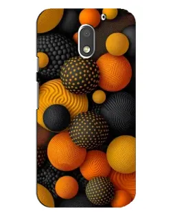 Чохол для Motorola MOTO E3 з картинкою «Об'ємні помаранчеві сфери» Чохол для Motorola MOTO E3 з картинкою «Об'ємні помаранчеві сфери»