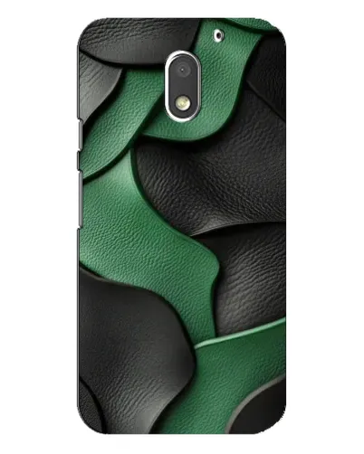 Чехол для Motorola MOTO E3 с картинкой «Зеленые кожаные волны» Чехол для Motorola MOTO E3 с картинкой «Зеленые кожаные волны»