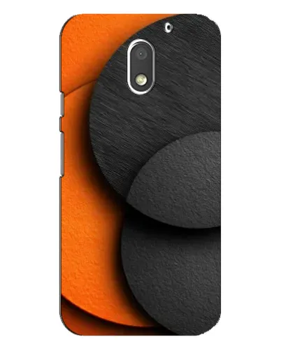 Чехол для Motorola MOTO E3 с картинкой «Геометрия оранжевых кругов» Чехол для Motorola MOTO E3 с картинкой «Геометрия оранжевых кругов»