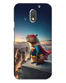 Чехол для Motorola MOTO E3 с картинкой «Капи-мен супергерой»