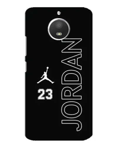 Чехол для Motorola MOTO E4 с картинкой «Jordan Vertical»