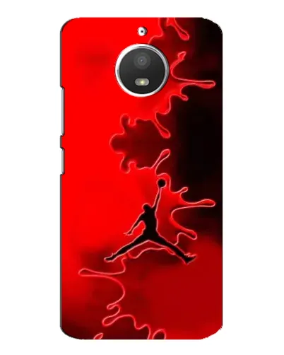 Чехол для Motorola MOTO E4 с картинкой «Jordan Red Smoke»