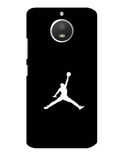 Чехол для Motorola MOTO E4 с картинкой «Jordan Silhouette»