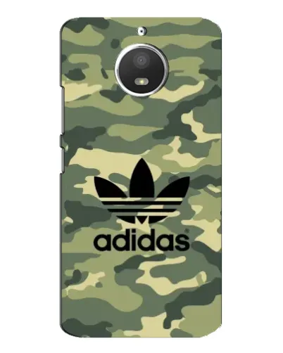 Чехол для Motorola MOTO E4 с картинкой «Милитари стиль Adidas»