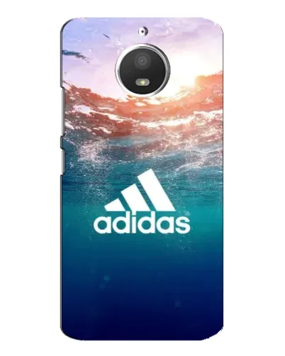 Чехол для Motorola MOTO E4 с картинкой «Океанская глубина адидас»