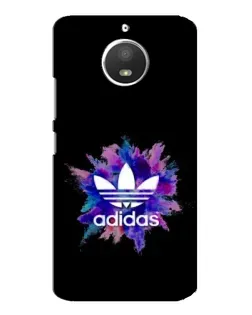 Чехол для Motorola MOTO E4 с картинкой «Взрыв красок Adidas»