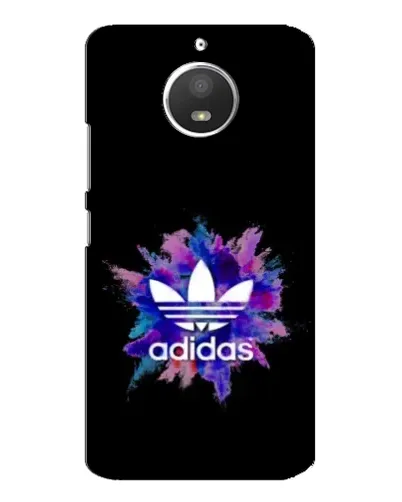 Чехол для Motorola MOTO E4 с картинкой «Взрыв красок Adidas»
