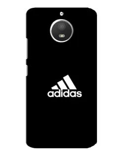 Чехол для Motorola MOTO E4 с картинкой «Черная классика Adidas»