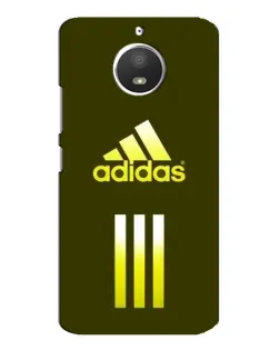 Чехол для Motorola MOTO E4 с картинкой «Оливковый градиент Adidas»