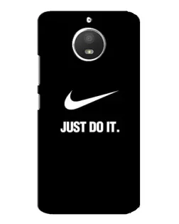 Чехол для Motorola MOTO E4 с картинкой «Классический принт Nike» Чехол для Motorola MOTO E4 с картинкой «Классический принт Nike»
