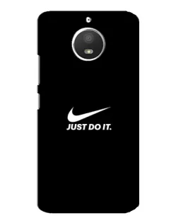 Чехол для Motorola MOTO E4 с картинкой «Минимализм от Nike» Чехол для Motorola MOTO E4 с картинкой «Минимализм от Nike»