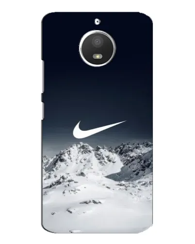 Чехол для Motorola MOTO E4 с картинкой «Nike — зимние горы» Чехол для Motorola MOTO E4 с картинкой «Nike — зимние горы»