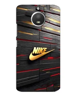Чехол для Motorola MOTO E4 с картинкой «Золотой Nike на металле» Чехол для Motorola MOTO E4 с картинкой «Золотой Nike на металле»