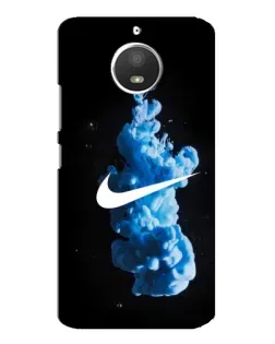 Чехол для Motorola MOTO E4 с картинкой «Nike и синий дым» Чехол для Motorola MOTO E4 с картинкой «Nike и синий дым»