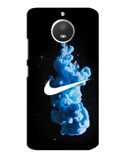 Чехол для Motorola MOTO E4 с картинкой «Nike и синий дым» Чехол для Motorola MOTO E4 с картинкой «Nike и синий дым»