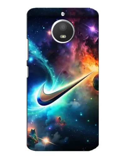 Чехол для Motorola MOTO E4 с картинкой «Космический Nike Swoosh» Чехол для Motorola MOTO E4 с картинкой «Космический Nike Swoosh»