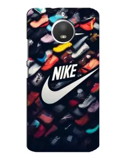 Чехол для Motorola MOTO E4 с картинкой «Коллекция кроссовок Nike» Чехол для Motorola MOTO E4 с картинкой «Коллекция кроссовок Nike»