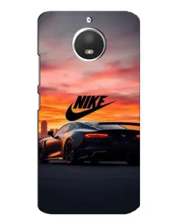Чехол для Motorola MOTO E4 с картинкой «Nike и суперкар» Чехол для Motorola MOTO E4 с картинкой «Nike и суперкар»