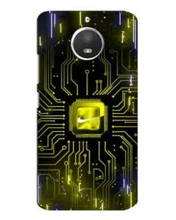 Чехол для Motorola MOTO E4 с картинкой «Nike — золотая искра» Чехол для Motorola MOTO E4 с картинкой «Nike — золотая искра»