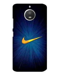 Чехол для Motorola MOTO E4 с картинкой «Синий пульс Nike» Чехол для Motorola MOTO E4 с картинкой «Синий пульс Nike»
