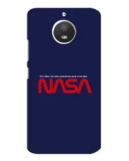 Чехол для Motorola MOTO E4 с картинкой «NASA — глубокий космос»