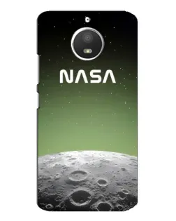 Чехол для Motorola MOTO E4 с картинкой «NASA — лунный градиент»