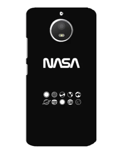 Чехол для Motorola MOTO E4 с картинкой «NASA — технический принт» Чехол для Motorola MOTO E4 с картинкой «NASA — технический принт»