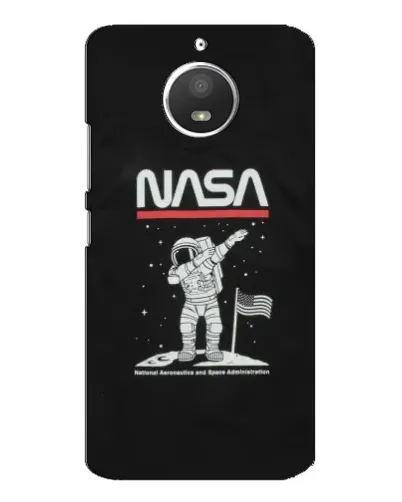 Чехол для Motorola MOTO E4 с картинкой «NASA — шагаем по Луне» Чехол для Motorola MOTO E4 с картинкой «NASA — шагаем по Луне»
