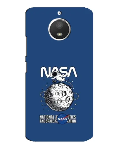 Чехол для Motorola MOTO E4 с картинкой «NASA — лунная миссия» Чехол для Motorola MOTO E4 с картинкой «NASA — лунная миссия»