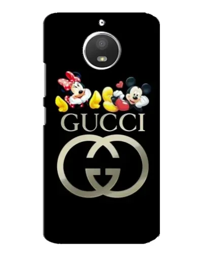 Чехол для Motorola MOTO E4 с картинкой «Gucci — герои Disney»