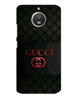 Чохол для Motorola MOTO E4 з картинкою «Gucci — стьобаний чорний»