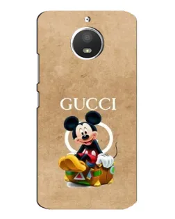 Чохол для Motorola MOTO E4 з картинкою «Міккі Маус Gucci — крафт»