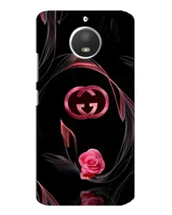 Чохол для Motorola MOTO E4 з картинкою «Gucci — неонова троянда»