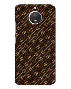 Чохол для Motorola MOTO E4 з картинкою «Gucci — золоті діагоналі»
