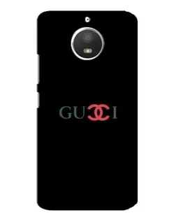 Чохол для Motorola MOTO E4 з картинкою «Gucci — червоний градієнт»