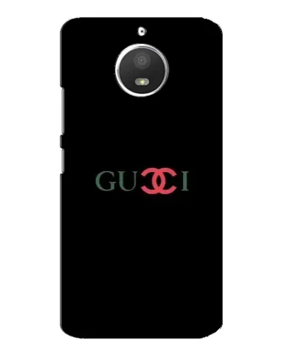 Чехол для Motorola MOTO E4 с картинкой «Gucci — красный градиент»