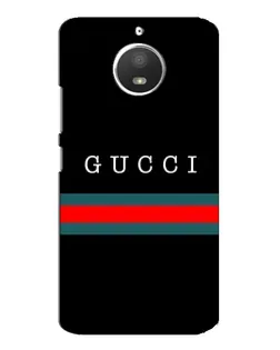 Чохол для Motorola MOTO E4 з картинкою «Gucci — червоний пояс»