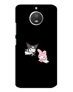 Чехол для Motorola MOTO E4 с картинкой «My Melody и Kuromi» Чехол для Motorola MOTO E4 с картинкой «My Melody и Kuromi»