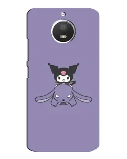Чехол для Motorola MOTO E4 с картинкой «Kuromi на лиловом фоне» Чехол для Motorola MOTO E4 с картинкой «Kuromi на лиловом фоне»