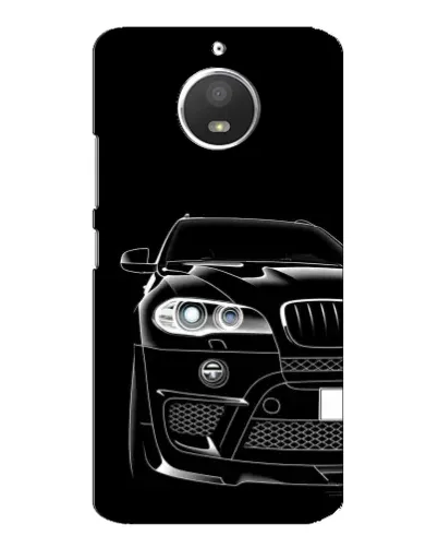 Чехол для Motorola MOTO E4 с картинкой «Темный силуэт BMW» Чехол для Motorola MOTO E4 с картинкой «Темный силуэт BMW»