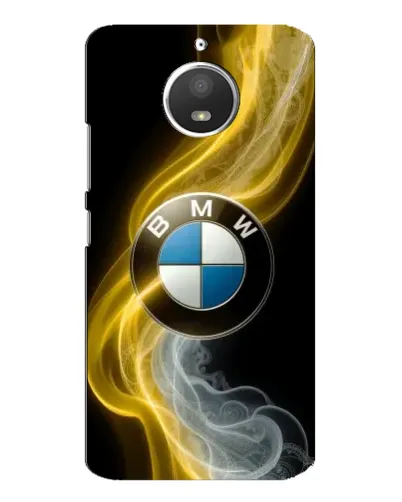 Чехол для Motorola MOTO E4 с картинкой «Золотистый дым BMW» Чехол для Motorola MOTO E4 с картинкой «Золотистый дым BMW»