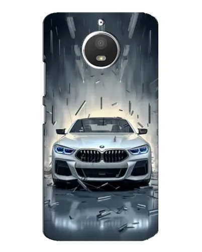 Чехол для Motorola MOTO E4 с картинкой «BMW в свете фар» Чехол для Motorola MOTO E4 с картинкой «BMW в свете фар»