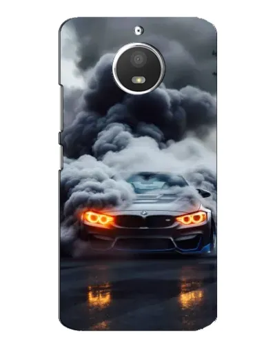 Чехол для Motorola MOTO E4 с картинкой «BMW в дыму» Чехол для Motorola MOTO E4 с картинкой «BMW в дыму»