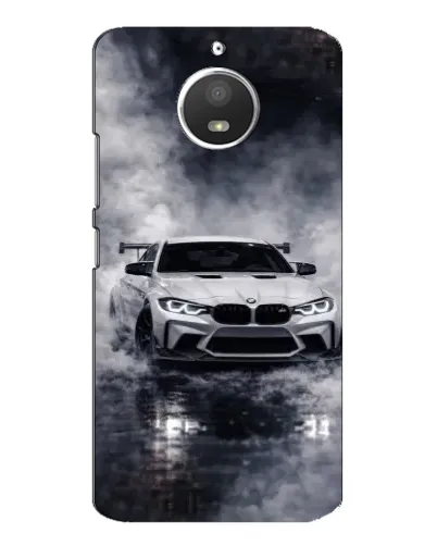 Чехол для Motorola MOTO E4 с картинкой «BMW сквозь туман» Чехол для Motorola MOTO E4 с картинкой «BMW сквозь туман»