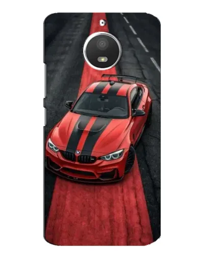 Чехол для Motorola MOTO E4 с картинкой «BMW на красной дорожке» Чехол для Motorola MOTO E4 с картинкой «BMW на красной дорожке»