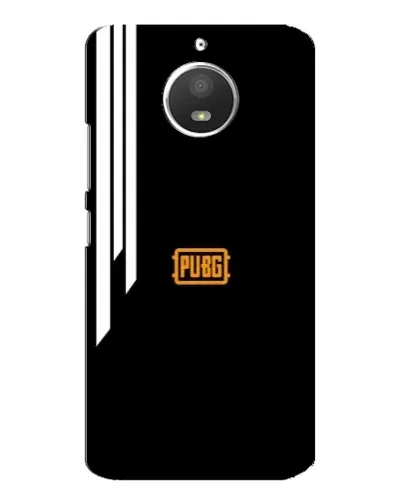 Чехол для Motorola MOTO E4 с картинкой «PUBG — вертикальные линии»