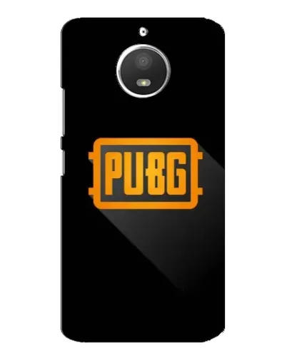 Чехол для Motorola MOTO E4 с картинкой «PUBG — рамка лого»